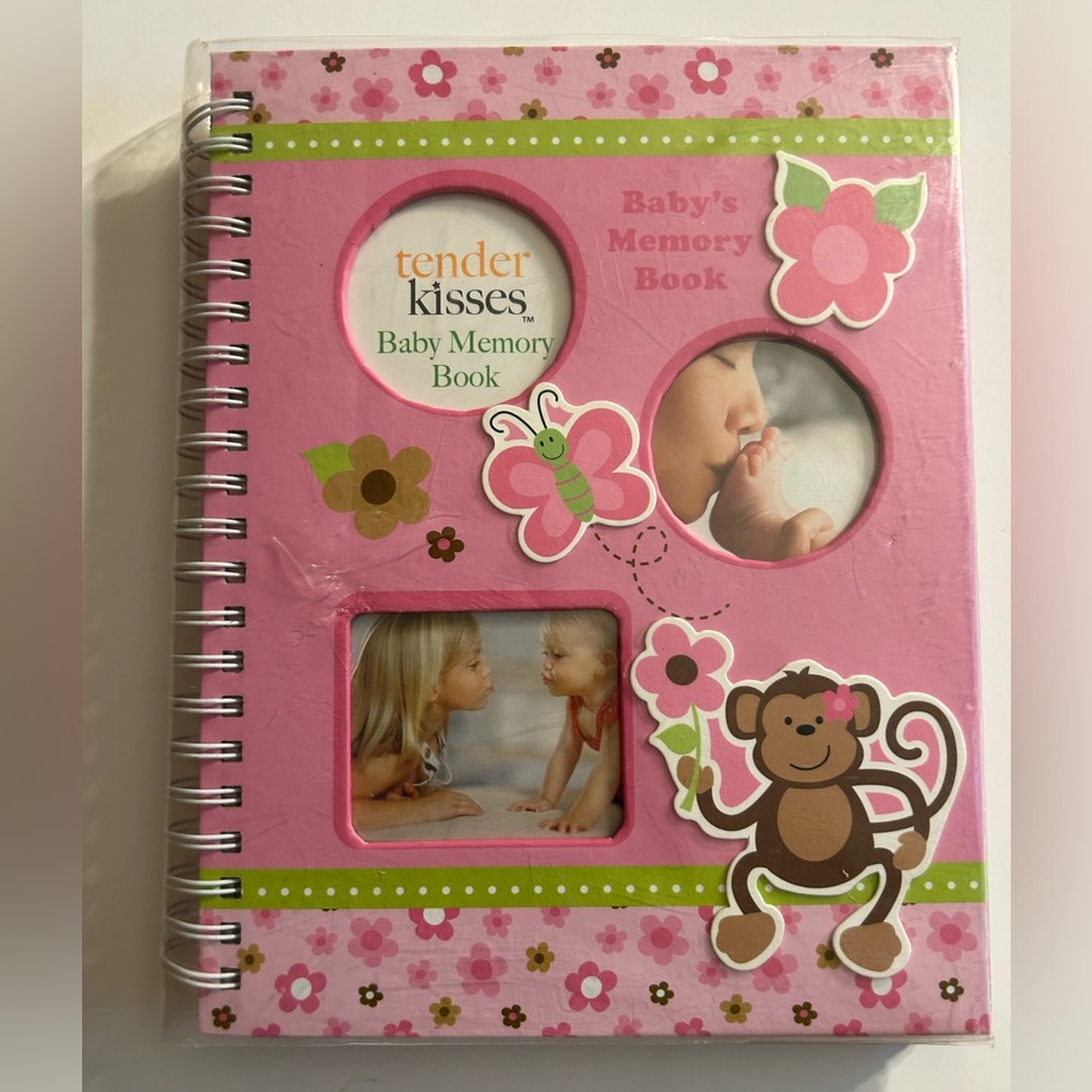 TENDER KISSES (2012) A.D.SUTTON & SONS BABY MEMORY MULTIPLE POCKET PAGES BOOK